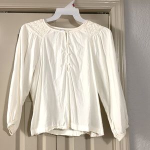 Cream/White top from Old Navy